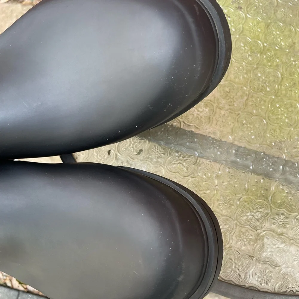 Hunter Refined Slim Fit Chelsea Black Boots Size 13 Men’s